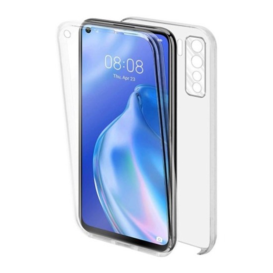 Funda de Silicona 360º para Huawei P40 Lite 5g/Nova 7 Se Transparente